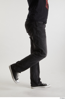 Sigvid  1 black jeans black sneakers casual dressed flexing…